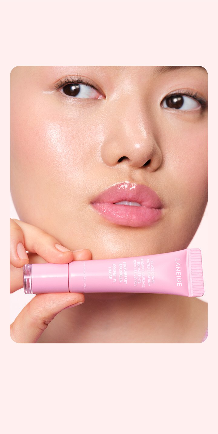 Glaze Craze Tinted Lip Serum - Strawberry sprinkles