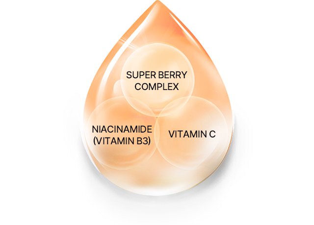 super berry complex, niacinamide (vitamin b3) / vitamin c