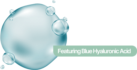 Featuring Blue hyaluronic Acid