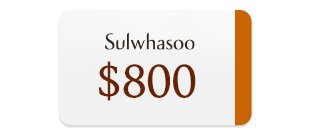 sulwhasoo $800