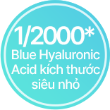 1/2000 Blue Hyaluronic Acid kích thước siêu nhỏ