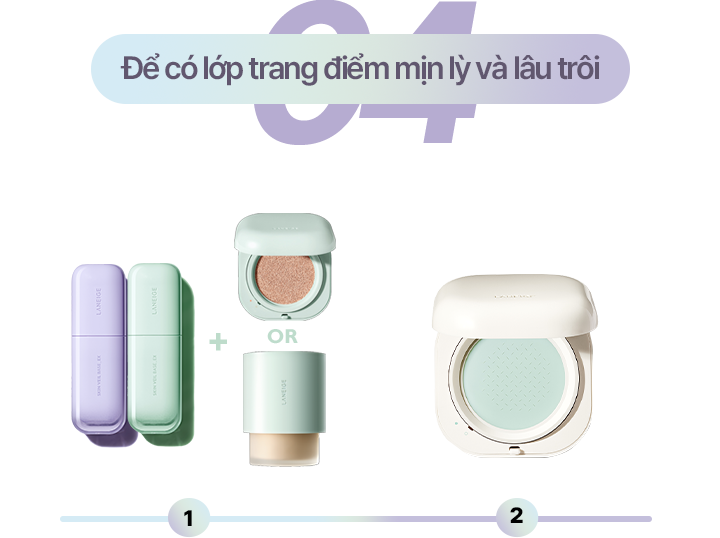 04 Để có lớp trang điểm mịn lỳ và lâu trôi