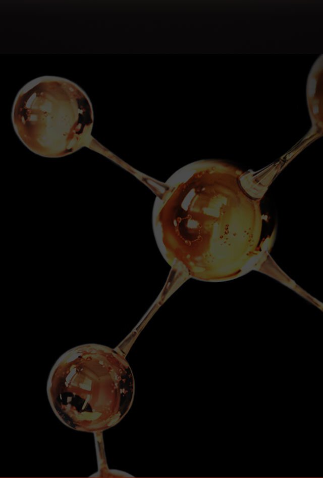 Interconnected golden spheres, reminiscent of a molecular structure, illustrate the potent ginseng ingredients within Sulwhasoo's Concentrated Ginseng Rejuvenating Cream, promising deeply hydrating and wrinkle-softening benefits.