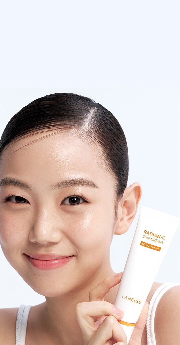 LANEIGE Radian-C Sun Cream Model