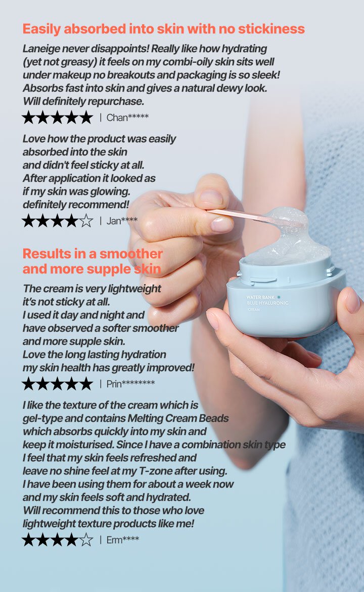 Water Bank Blue Hyaluronic Cream User Review