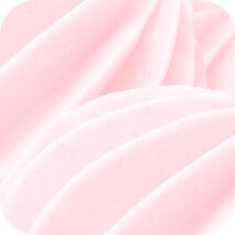 Soft, pale pink swirls of Laneige's Lip Sleeping Mask in Strawberry Shortcake, showcasing its smooth, creamy texture ideal for overnight lip hydration.