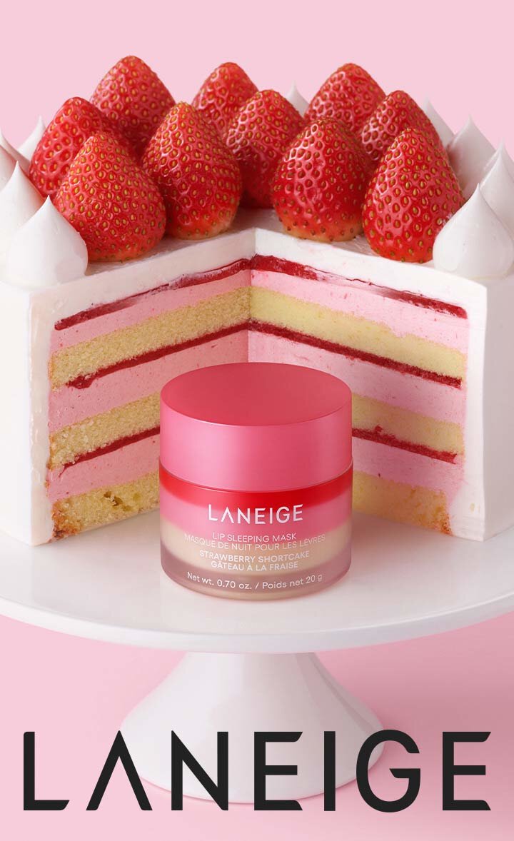 LANEIGE 睡美人極萃滋養晚安唇膜 草莓奶油蛋糕