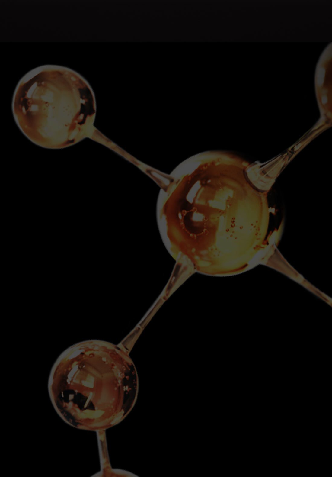 Interconnected golden spheres, reminiscent of a molecular structure, illustrate the potent ginseng ingredients deeply hydrating and visibly firming the skin in Sulwhasoo's Concentrated Ginseng Rejuvenating Cream.