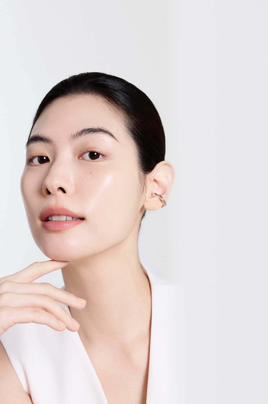 Model with The Ultimate S Enriched Water, The Ultimate S Enriched Emulsion