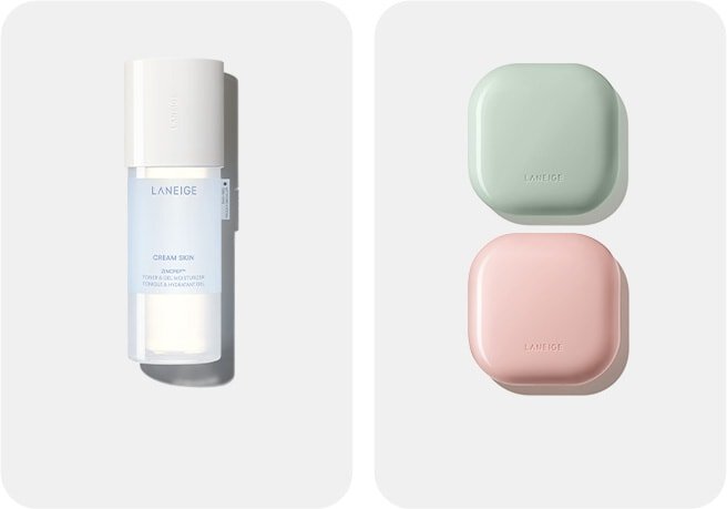 Cream Skin Zincpep™ Toner & Gel Moisturizer