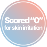 Scored'0' for skin irritation