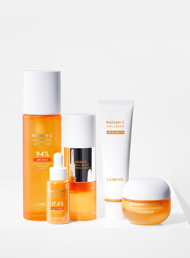 Radian-C Effector/ Radian-C Double Essence/ Radian-C Vitamin Ampoule/ Radian-C Cream/ Radian-C Sun Cream