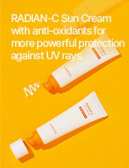 RADIAN-C Sun Cream with anti-oxidants for more powerful protection against UV rays.
