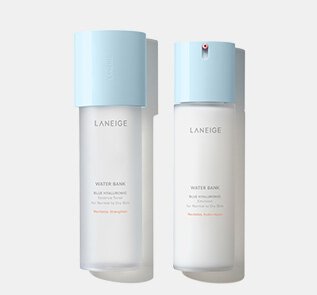 Water bank Blue Hyaluronic Toner/Emulsion for normal to Dry skin