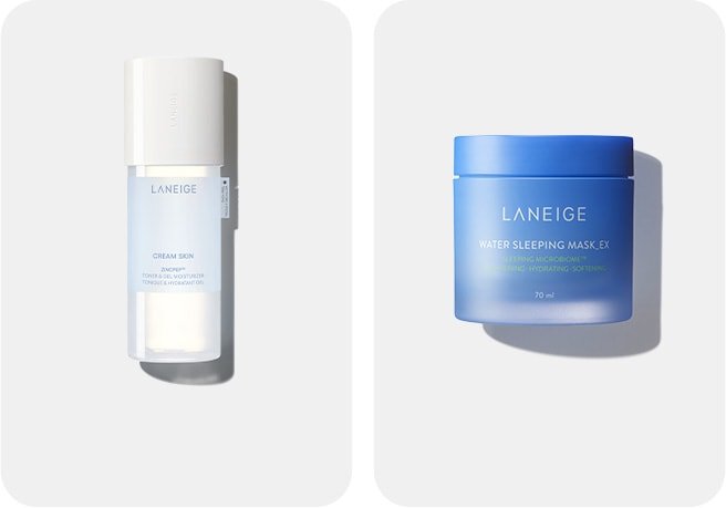 Cream Skin Zincpep™ Toner & Gel Moisturizer