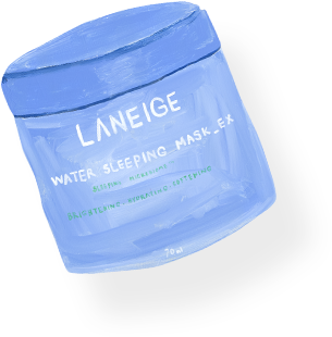 LANEIGE Water Sleeping Mask_EX Illustration