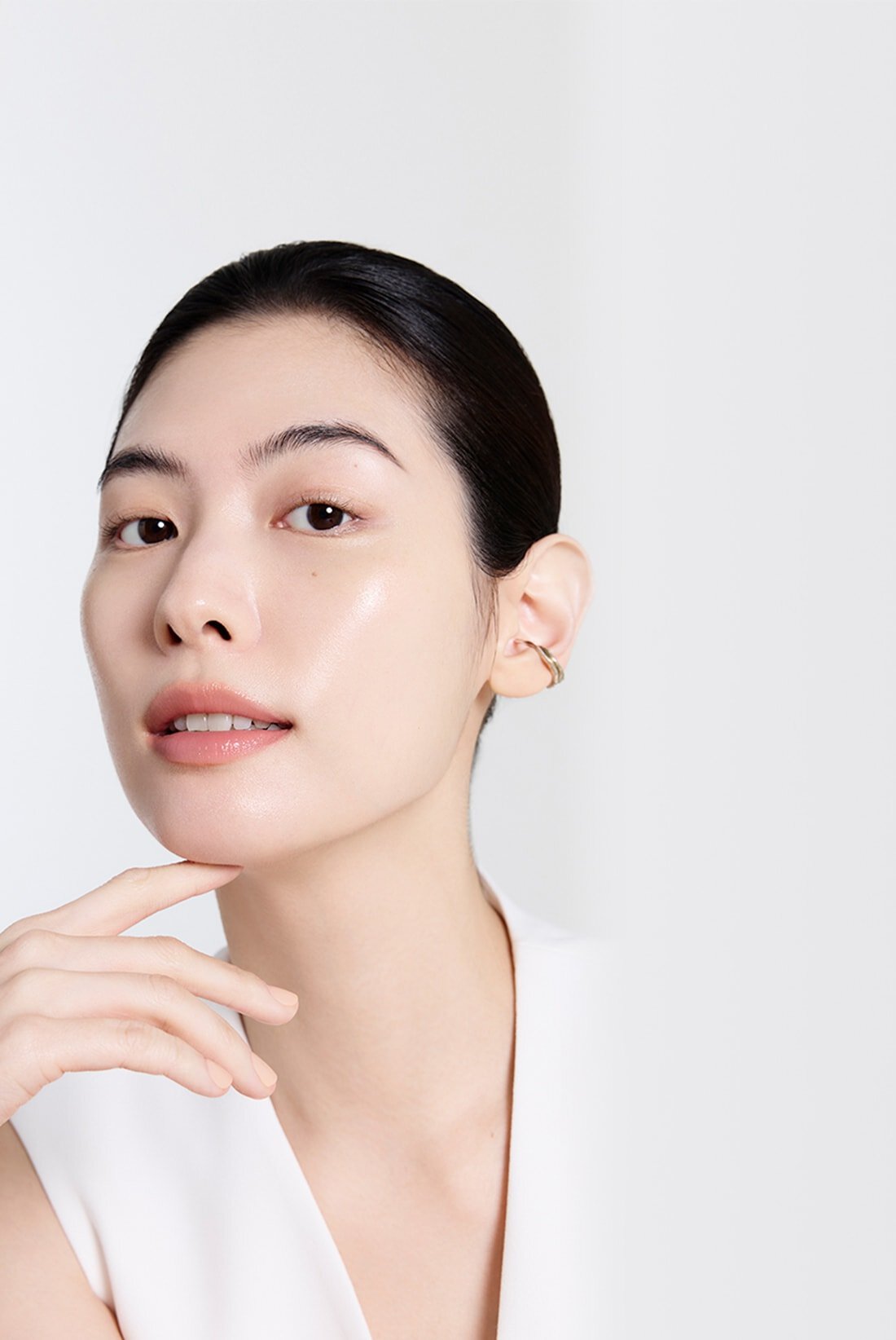 Model with The Ultimate S Enriched Water, The Ultimate S Enriched Emulsion